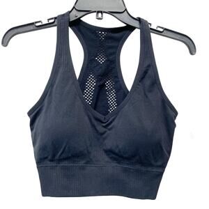 JoyLab Women's Seamless Racerback Sports Bra‎ Black Size Large